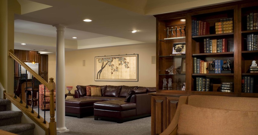 Basement Remodel - Library