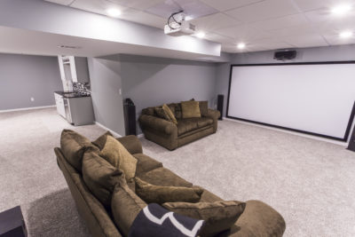 finishing your basement- Home Movie Theater 