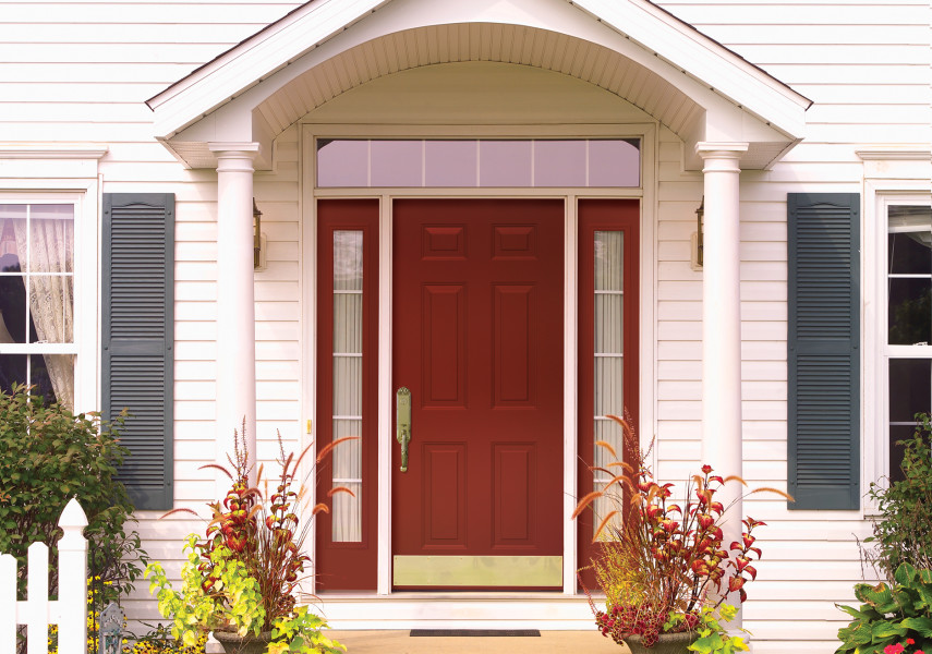 PROVIA 006 160 612CLR Mountain Berry Legacy Steel Entry Door