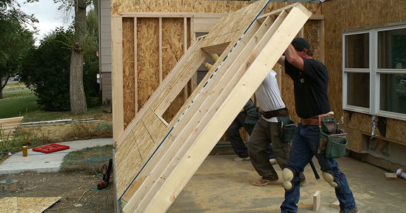 SUNROOM-PATIO ENCLOSURE - STICK BUILDING PICTURE