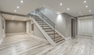 bright light basement remodel