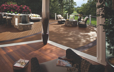 Custom Multi-Level Decking Trex